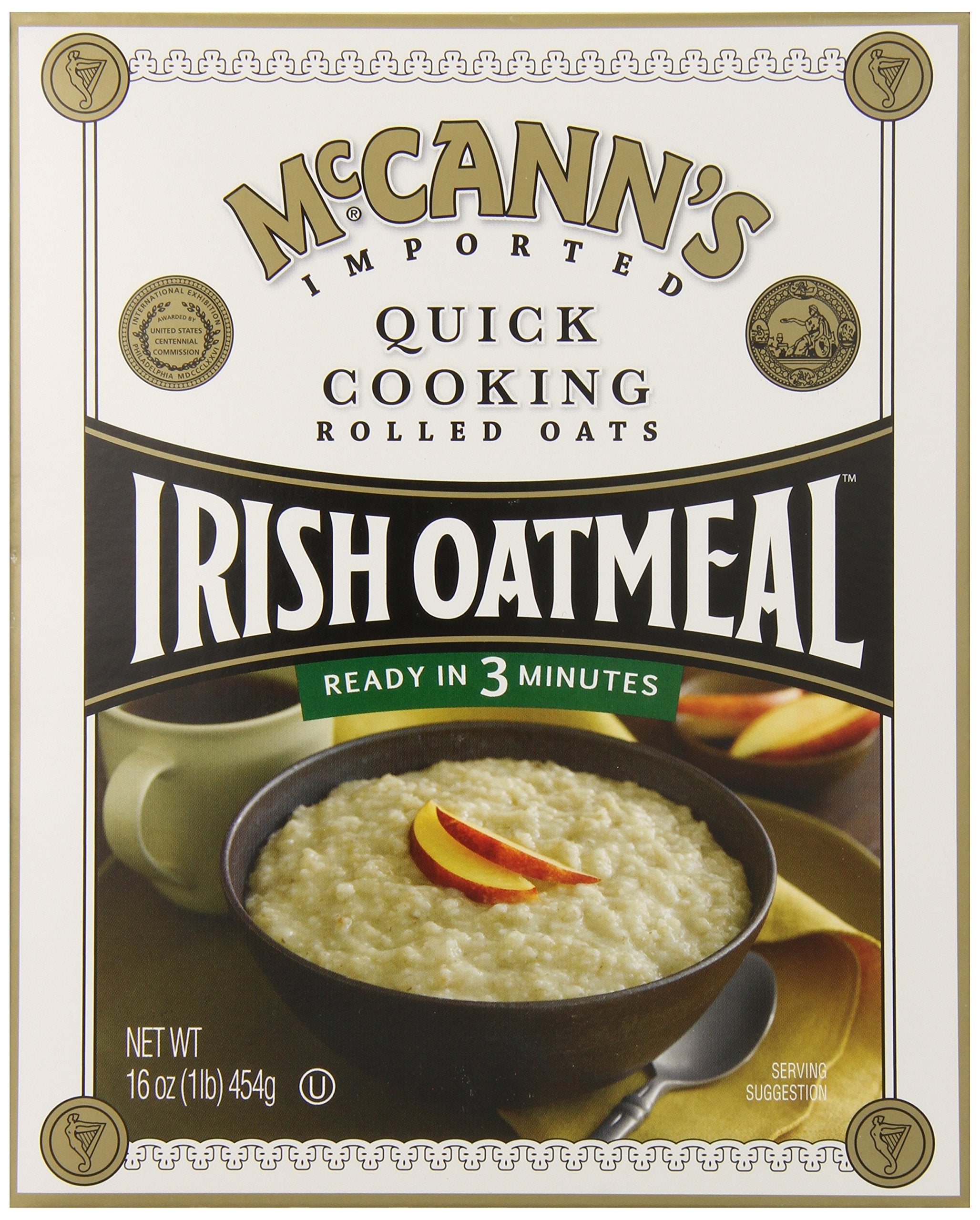 Product image of McCann's Irish Oatmeal Quick Cooking Rolled Oats 16 oz 16 oz
